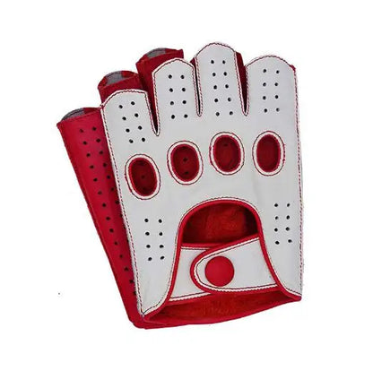 Premium Leather Fingerless Gloves