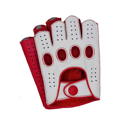 Premium Leather Fingerless Gloves