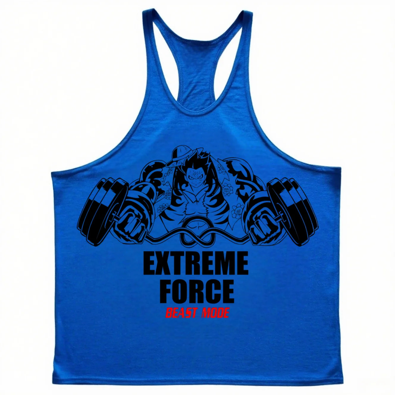 Extreme Force Gym Tank Top – Anime Muscle Training Shirt