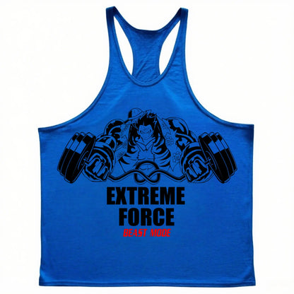 Extreme Force Gym Tank Top – Anime Muscle Training Shirt