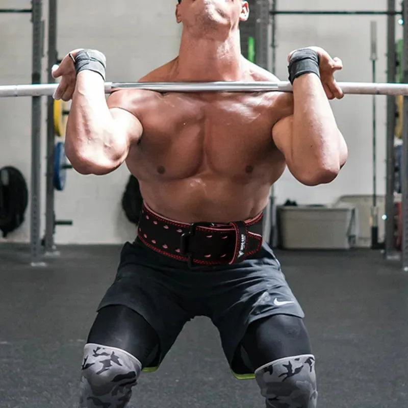 Iron Grit Heavy-duty Cowhide Gym Belt