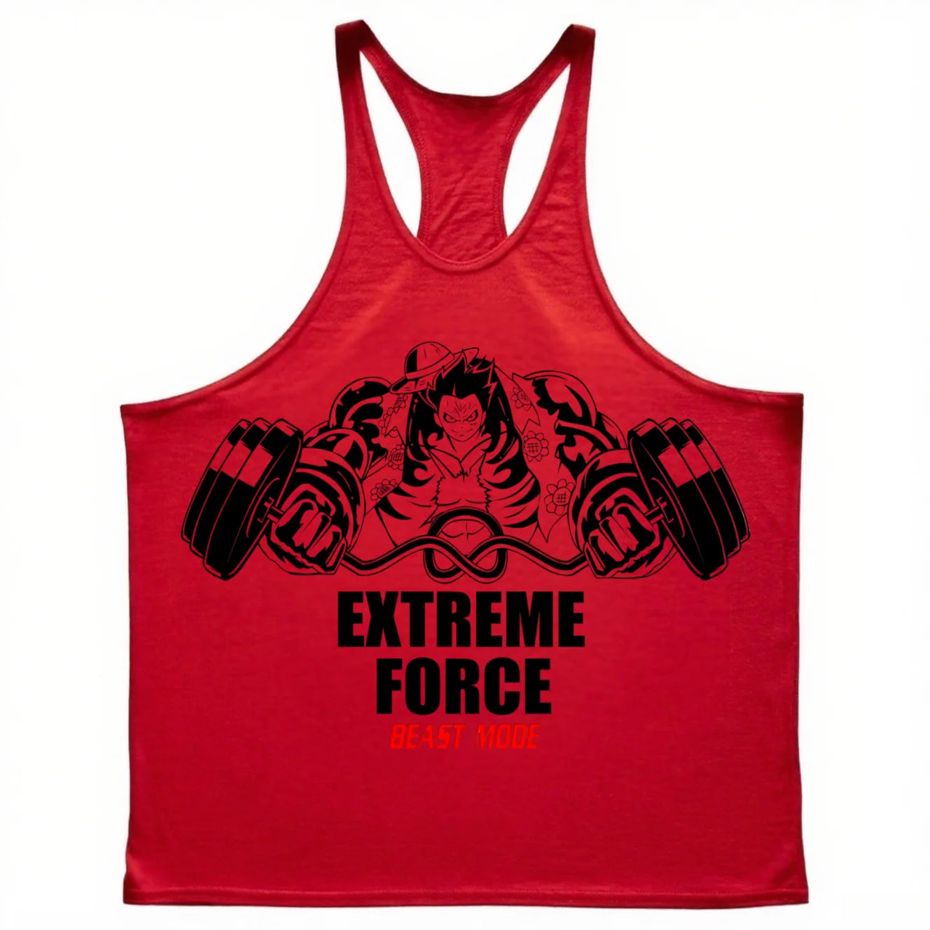 Extreme Force Gym Tank Top – Anime Muscle Training Shirt