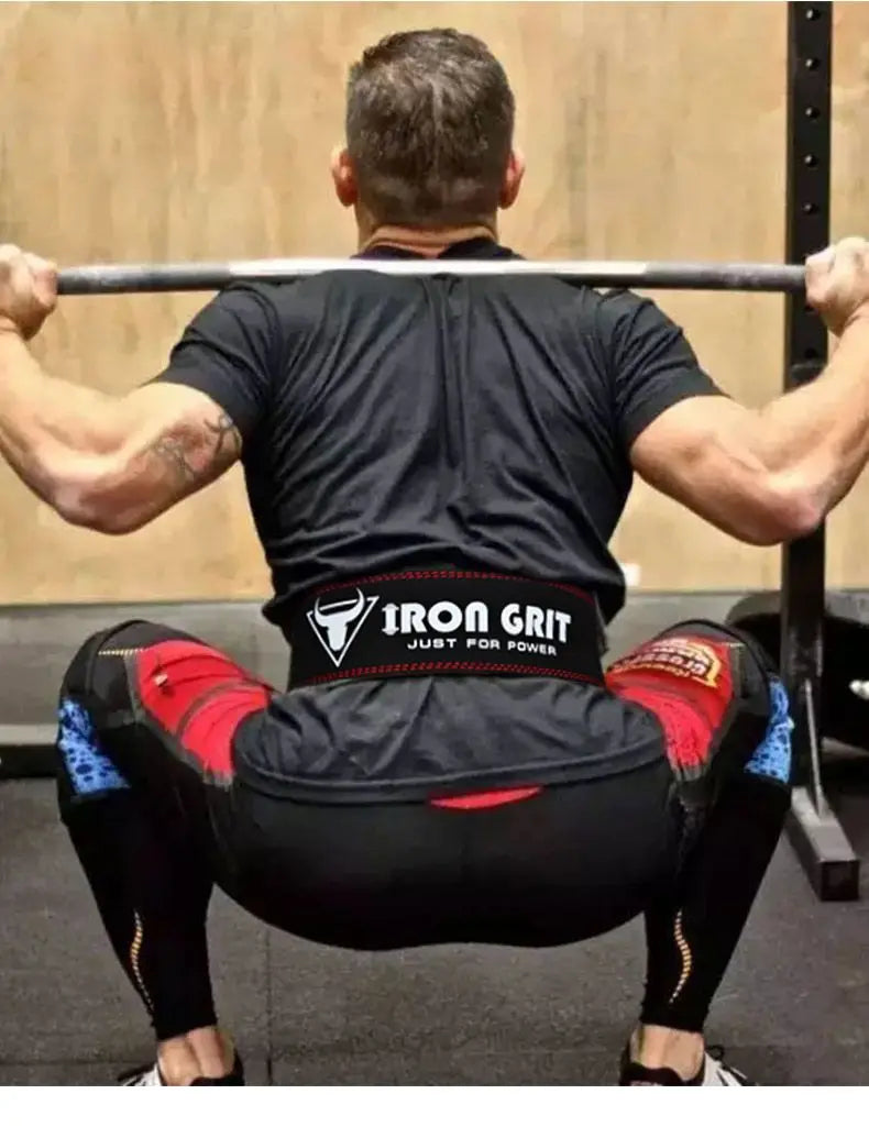 Iron Grit Heavy-duty Cowhide Gym Belt